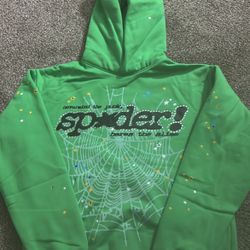 Green Rhinestone V2 Sp5der