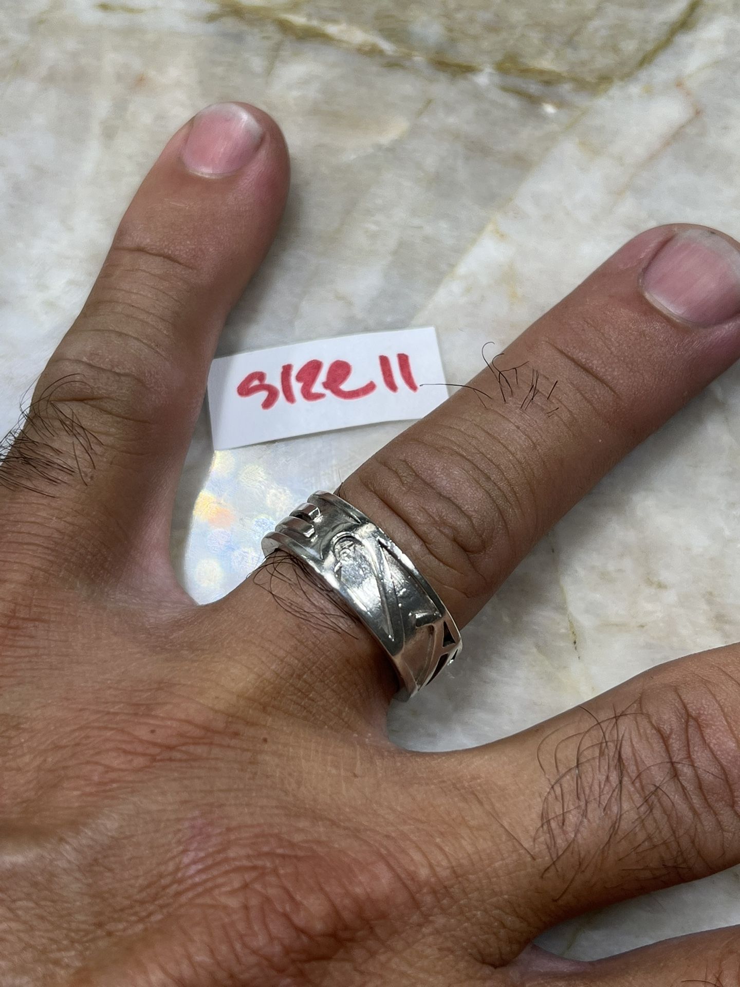 925 Sterling Silver Ring For Wedding Size 11