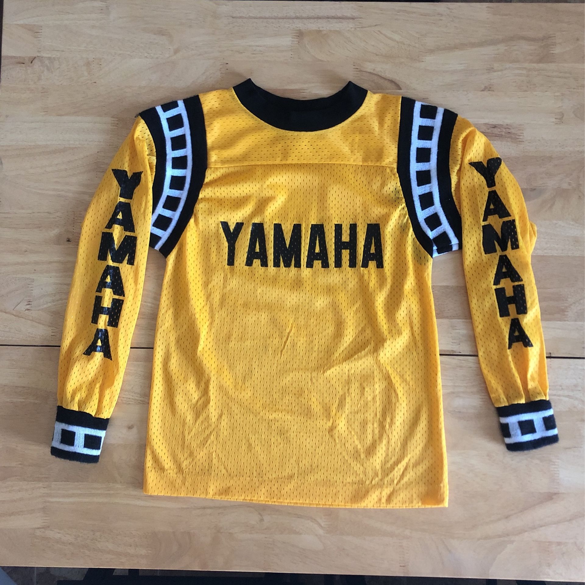 Vintage 70s Yamaha Motocross Jersey Size Child Medium