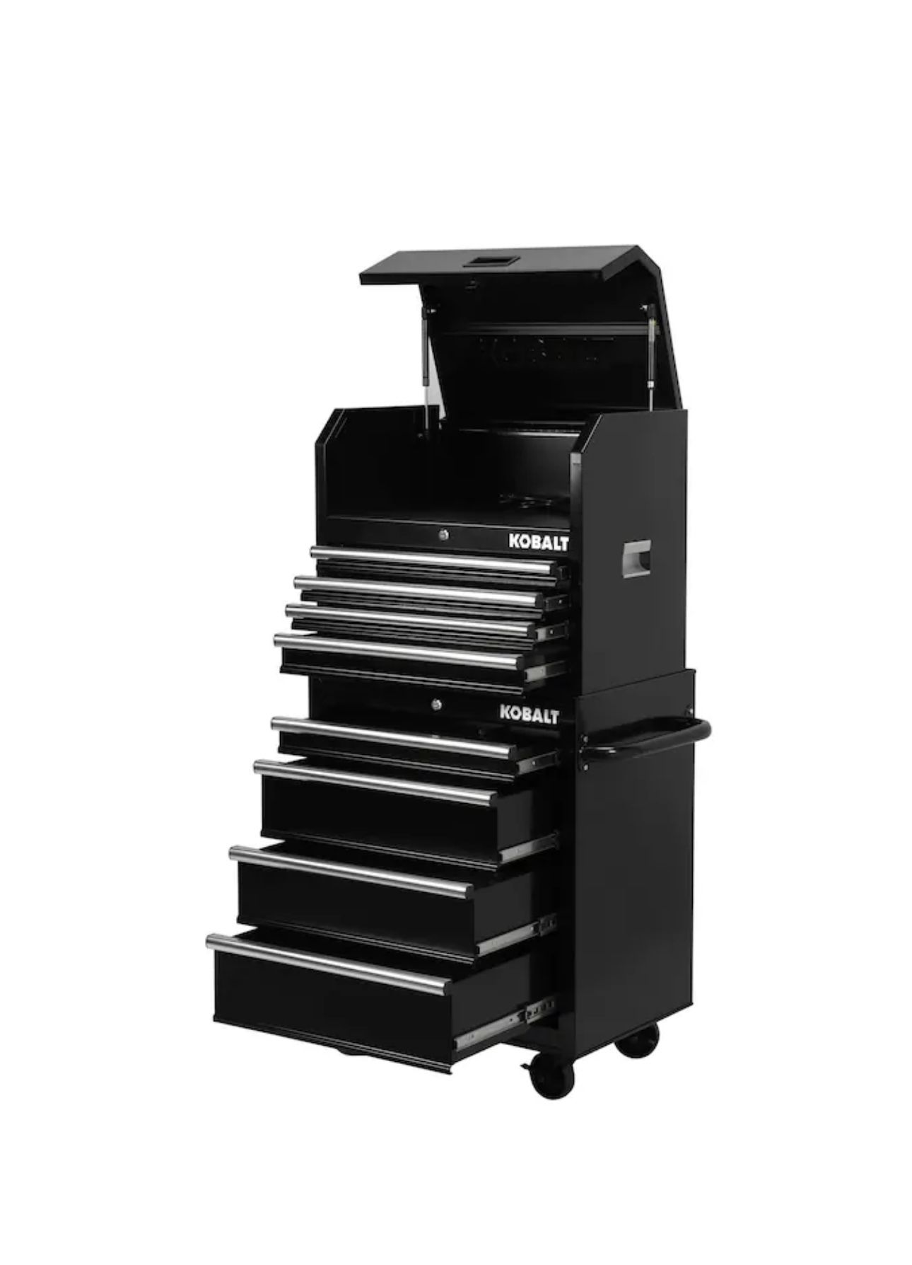 Kobalt Steel Rolling Tool Cabinet in Black 26.7”