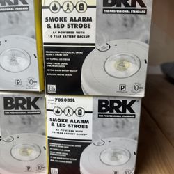 BRK Smoke Alarm With LED Strobe 25.00 Ea
