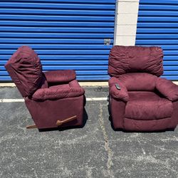 2  LAZYBOY RECLINER CHAIRS 