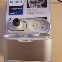 Philips Fidelio T1 True Wireless Headphones (HI-RES Pro Earbuds Dual Balanced Drivers)