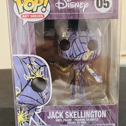 JACK SKELLINGTON DISNEY ART SERIES FUNKO POP