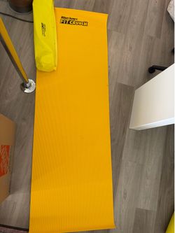 Yoga mat with carrying sleeve