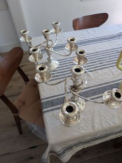 Silver Plated Candelabra Set Gorham YC 480