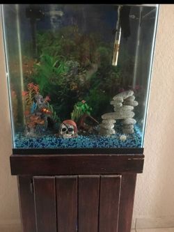 Fish Tank Furniture And Accessories Glass Tank No Include