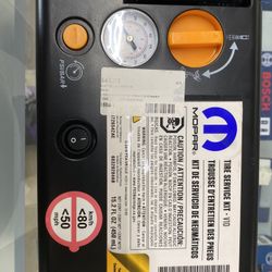 MOPAR TIRE SERVICE KIT EMERGENCY INFLATOR COMPRESSOR SEALANT OEM 04726542AE Used