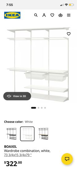 IKEA Boaxel closet systems