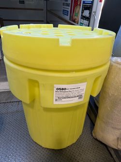 UltraTech 0580 Overpack Salvage Drums, 95 Gallons, Yellow