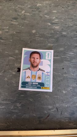 Messi World Cup 2026 card