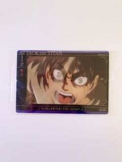 Attack On Titan Wafer Card Eren Jeager