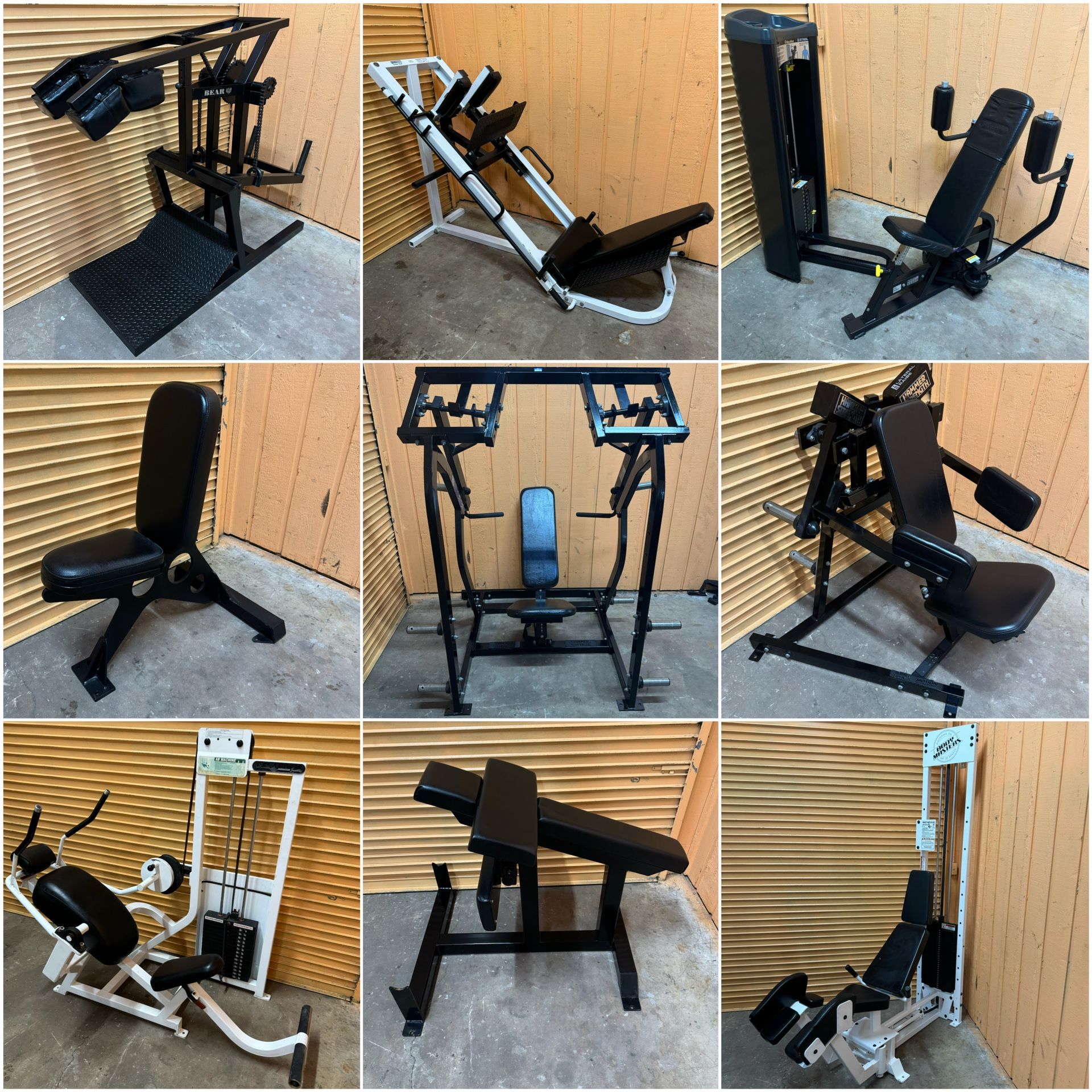 Tons Of Gym Equipment- Squat Rack, Leg Press, Full Gym, Smith Machine, Home Gym, Pullover, Benches, Curl / Extension, Hack Squat- Cybex, Nautilus