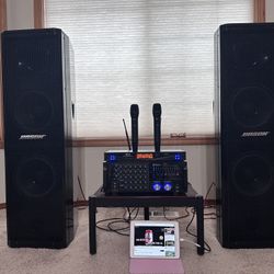 Hi End karaoke Professional wireless 🎤 Q-Tech MT-6767Pro, Bason BA-1066, DTech DJ-9 amplifiers