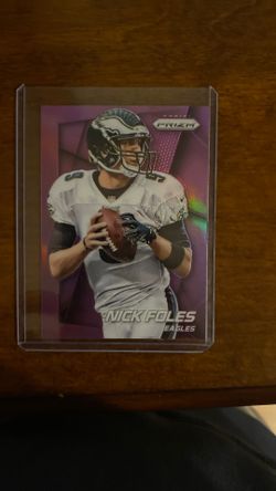 Nick Foles Panini prizm purple