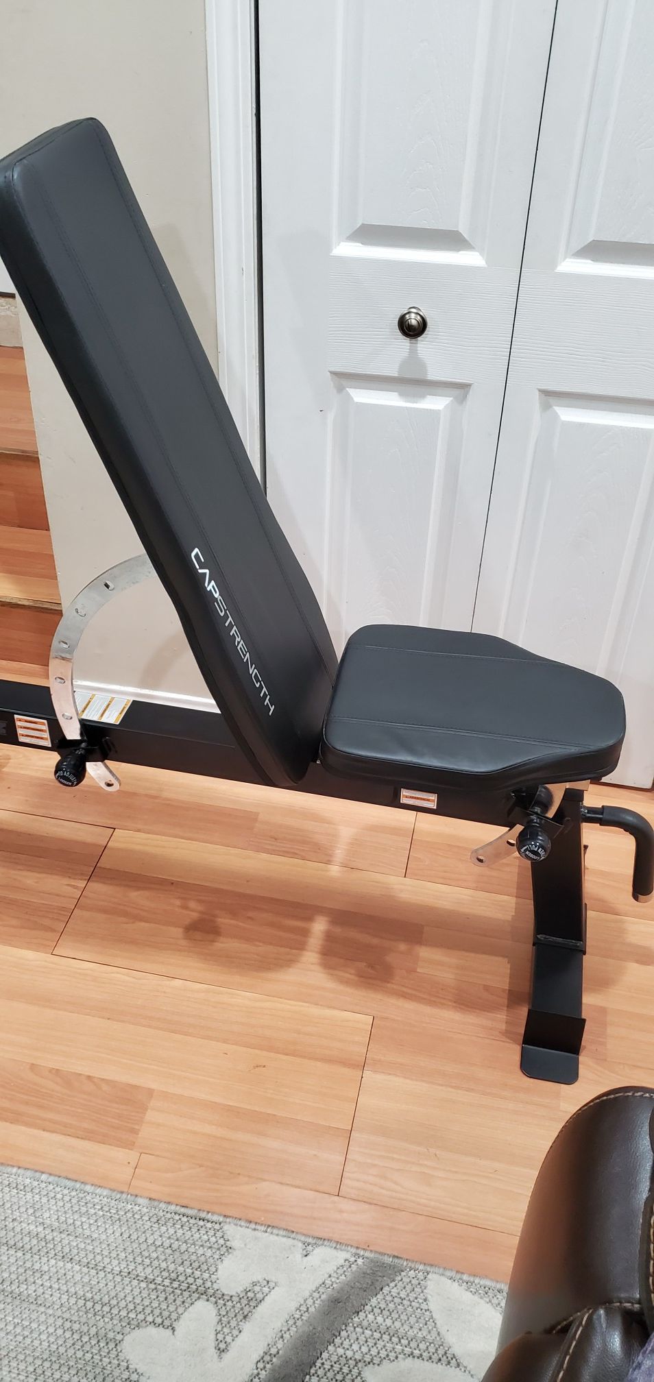 *New* Multiple Position Weight Bench Back Rest and Seat have Multiple Adjustable Settings Just out of the box and assembled