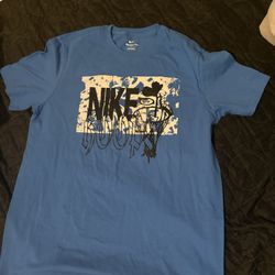 Large Baby Blue Nike Tee