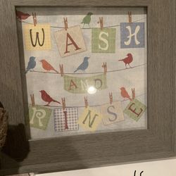 Wash And Rinse Frame