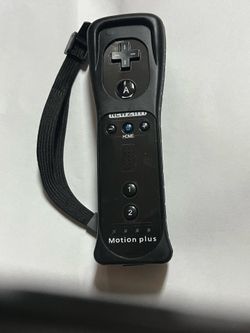 #73 NEW BLACK Motion Plus Wii Remote Upgraded Sensor for Nintendo Wii Console