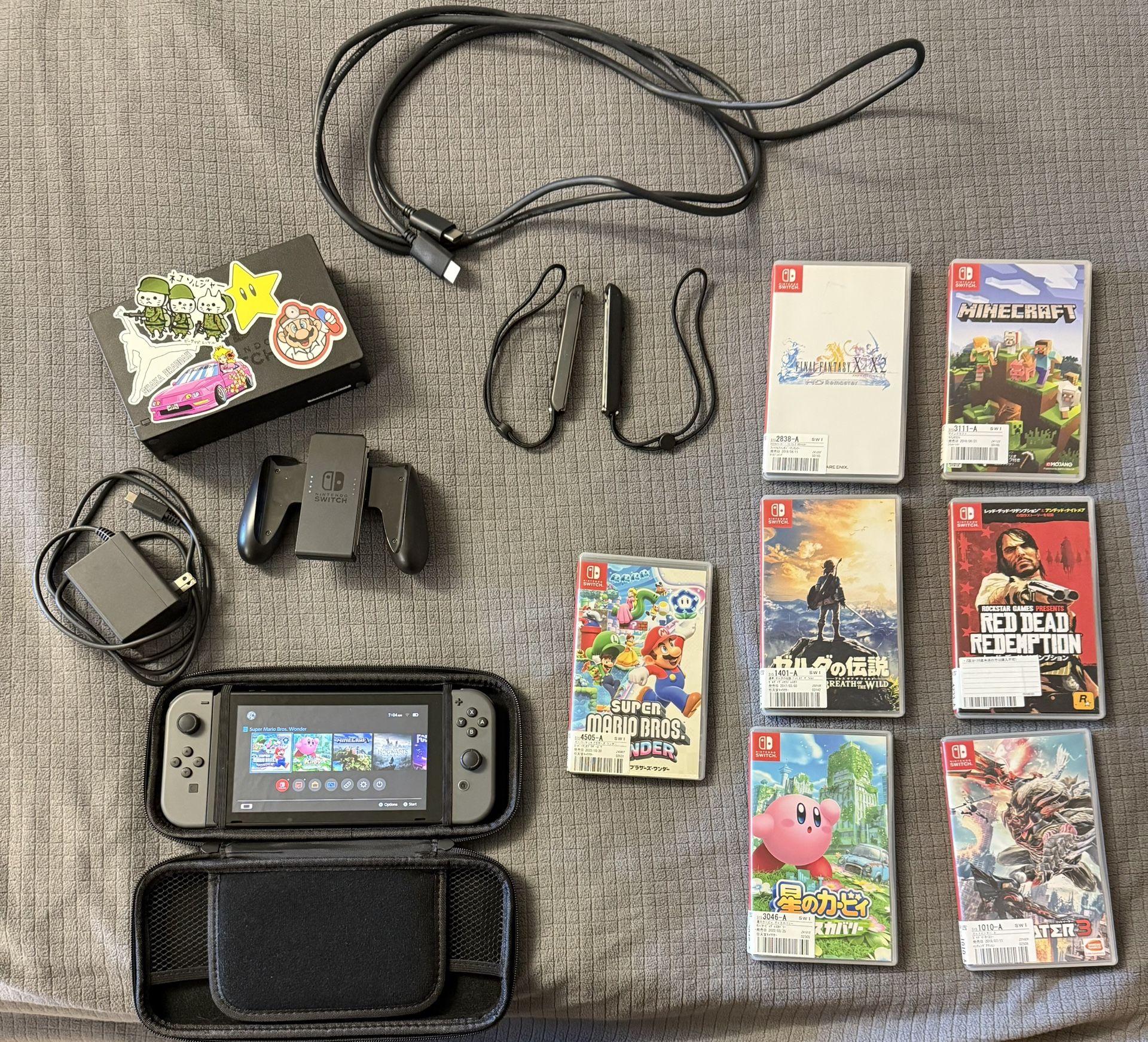 Nintendo Switch w/ games from Japan