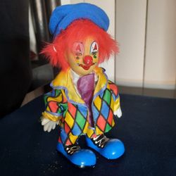 GANZ  PORCELAIN FACE CLOWN 