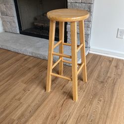 2 Wooden Barstools