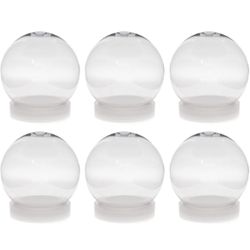 6 Pack creative hobbies snow globes