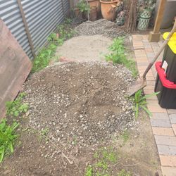 Dirt Mixed With Gravel Also Sand