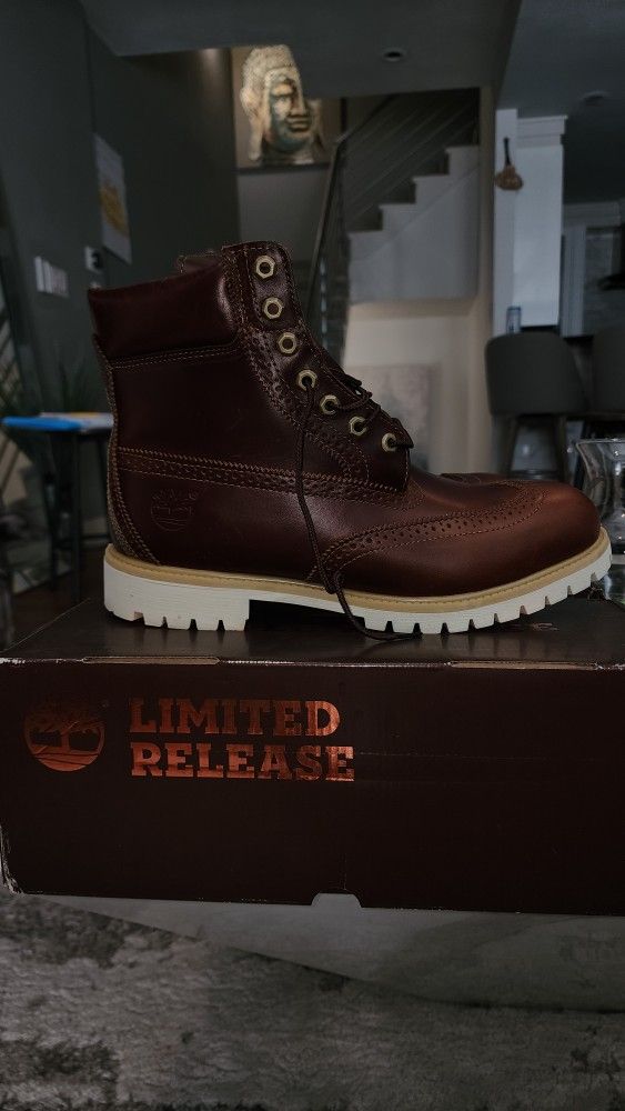 Timberland icon brogue fashionable boot chestnut