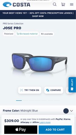 Costa sunglasses Jose pro