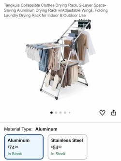Clothes drying rack
