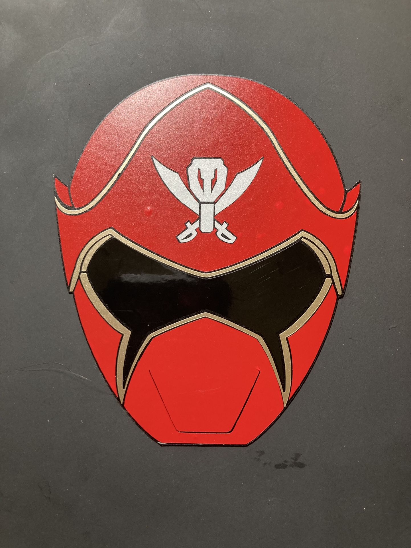 Super Megaforce Red Ranger Reflective Magnet