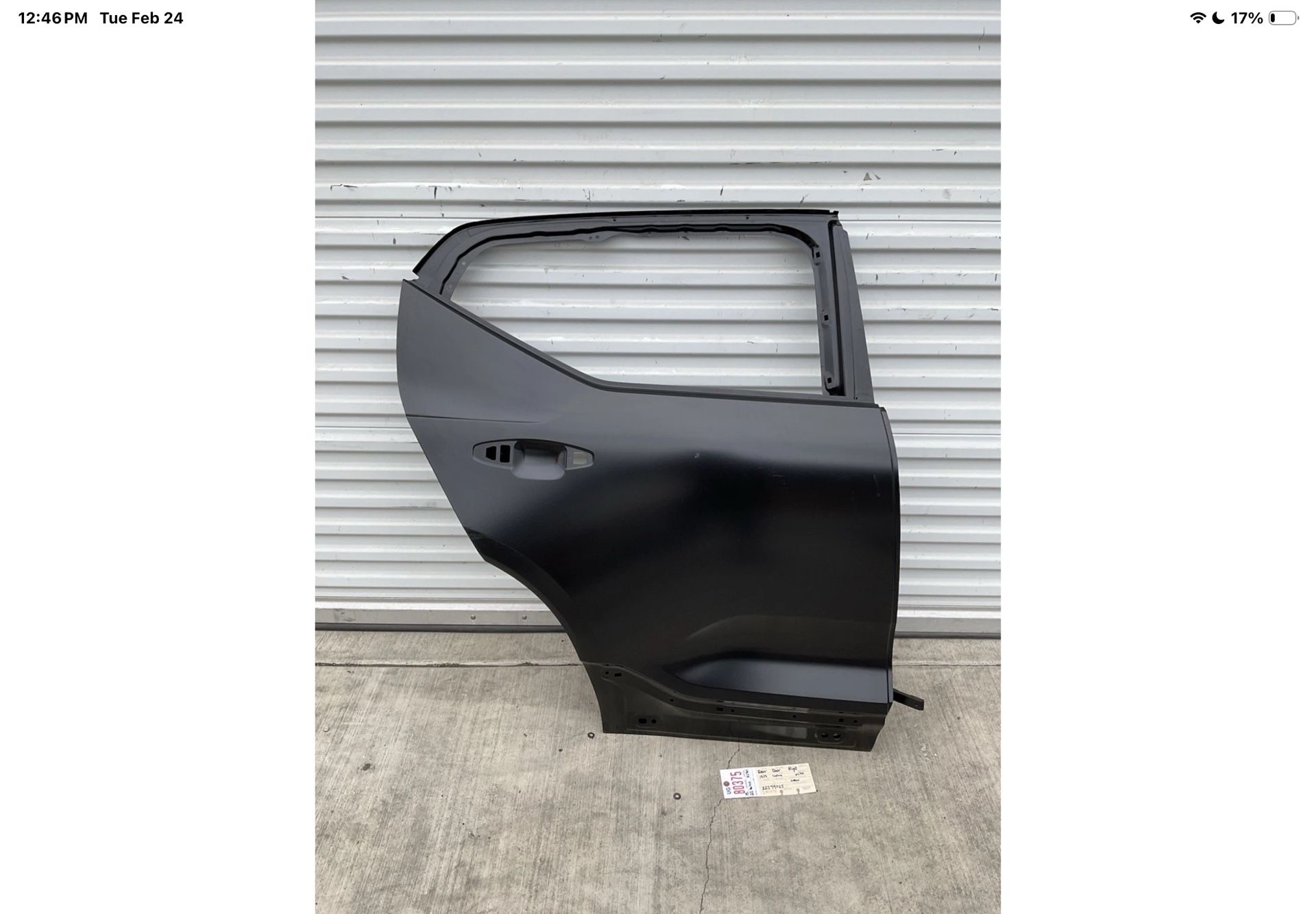 2019 2025 VOLVO XC40 RIGHT REAR DOOR OEM