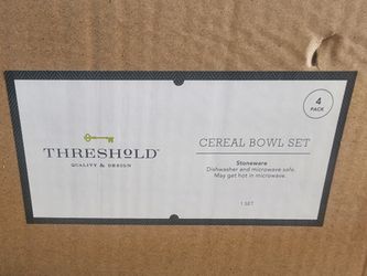 Threshold Stoneware Cereal Bowls