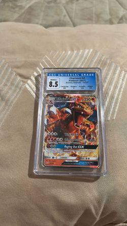 Charizard GX CGC 8.5 Burning Shadows 20/147