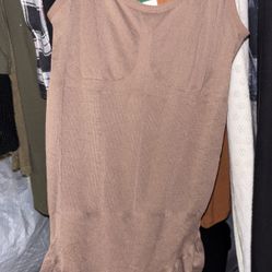 Brown Bodysuit Shorts