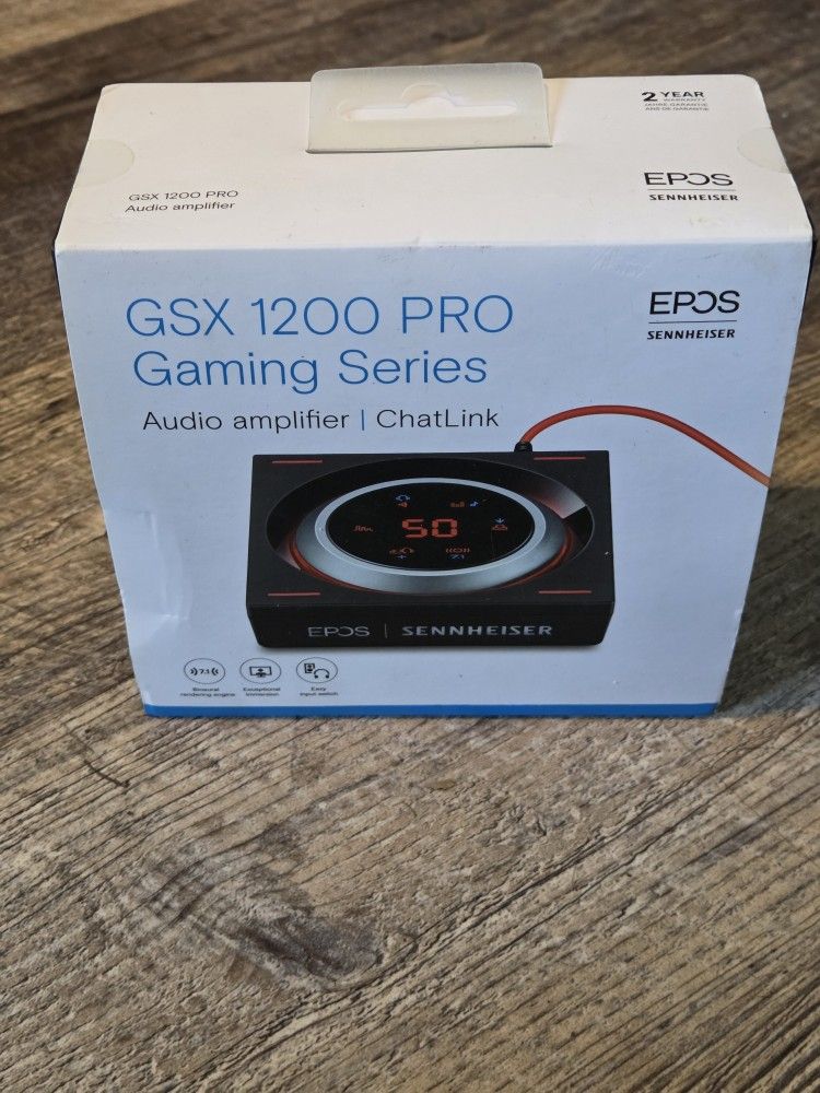 EPOS-Sennheiser GSX 1200 PRO Gaming USB Audio Amplifier - Brand New Factory Sealed