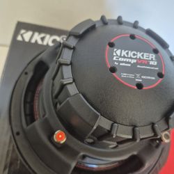 KICKER ( 1 ) 10 INCH DUAL 4 OHM VOICE COIL CAR SUBWOOFER 700 WATTS