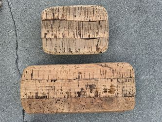 2” Thick Natural Cork Blocks For Mounting Orchids And Plants