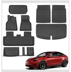 Tesla Model Y Floor Mats 8 Piece