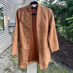 Drapers & Damons Microsuede Long Sleeve Topper PS