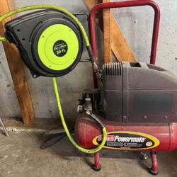 Air Compressor With Reel