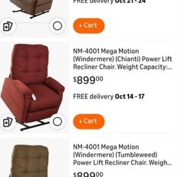 Mega Motion Windermere NM-4001 Recliner Chair