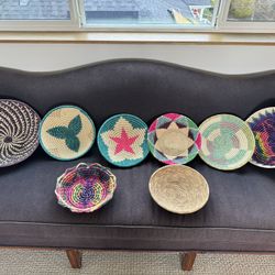 Handwoven East African Basket Collection – $50 for All / $10 Each