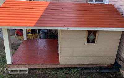 Dog house. Big