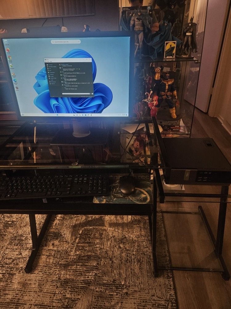 Dell optiplex 9080 setup including computer desk