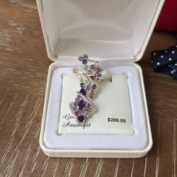 Sterling Silver Necklace And Ring