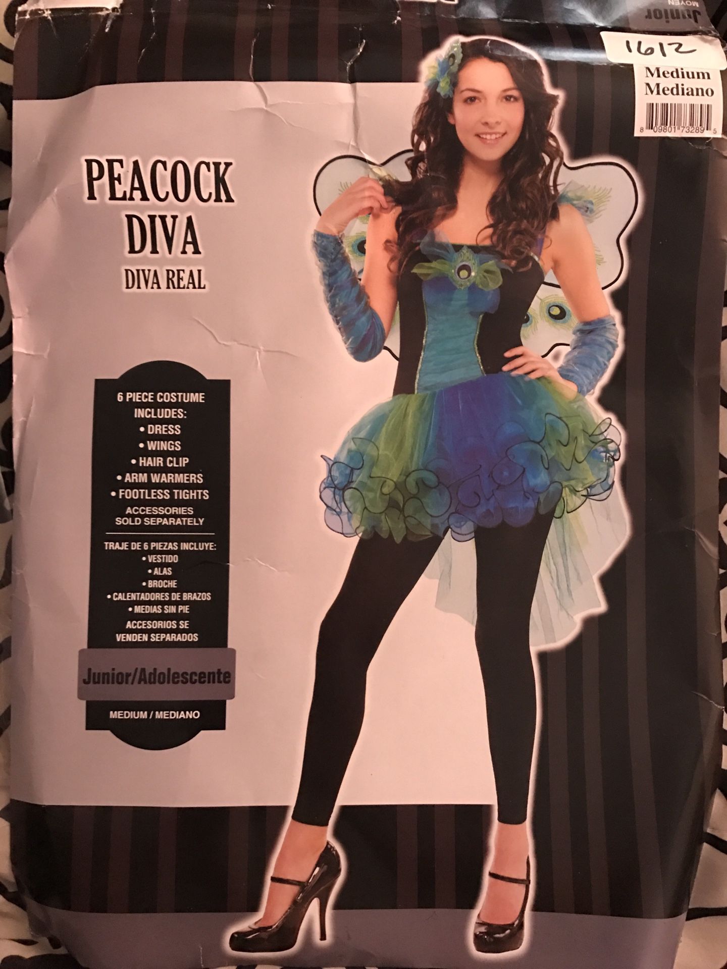 New Peacock Diva Halloween Costume