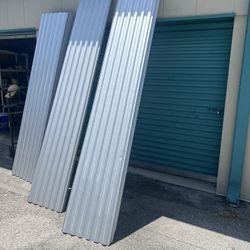 Galvanized Panels Total (98 pcs ) 3 Different sizes , Hurricane Panels, Roof Panels, Wall Panels . 