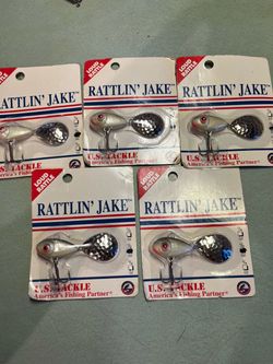 Vintage Bass fishing spinner lures new in package